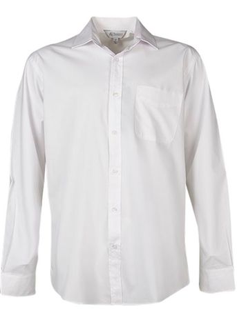 Load image into Gallery viewer, Wholesale 1903L Aussie Pacific Mens Mosman Stretch Long Sleeve Shirt Printed or Blank
