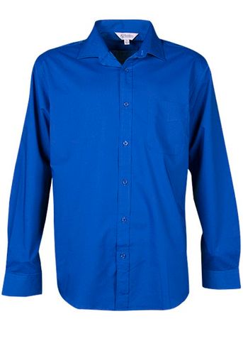 Load image into Gallery viewer, Wholesale 1903L Aussie Pacific Mens Mosman Stretch Long Sleeve Shirt Printed or Blank
