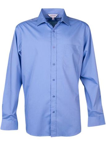 Load image into Gallery viewer, Wholesale 1903L Aussie Pacific Mens Mosman Stretch Long Sleeve Shirt Printed or Blank
