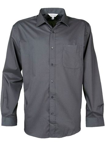 Load image into Gallery viewer, Wholesale 1903L Aussie Pacific Mens Mosman Stretch Long Sleeve Shirt Printed or Blank
