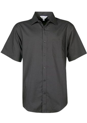 Load image into Gallery viewer, Wholesale 1903S Aussie Pacific Mens Mosman Stretch Short Sleeve Shirt Printed or Blank
