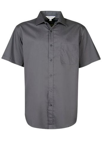 Load image into Gallery viewer, Wholesale 1903S Aussie Pacific Mens Mosman Stretch Short Sleeve Shirt Printed or Blank
