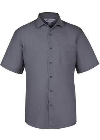 Load image into Gallery viewer, Wholesale 1905S Aussie Pacific Mens Belair Stripe Short Sleeve Shirt Printed or Blank
