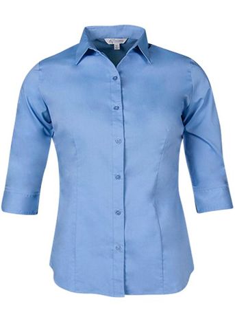 Load image into Gallery viewer, Wholesale 2903T Aussie Pacific Ladies Mosman Stretch 3/4 Sleeve Shirt Printed or Blank
