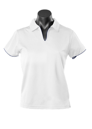 Wholesale 2302 Aussie Pacific Yarra Ladies Polo Printed or Blank