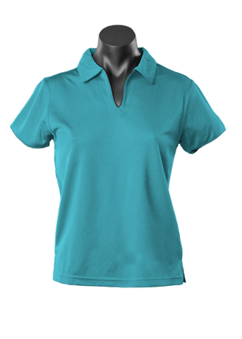 Wholesale 2302 Aussie Pacific Yarra Ladies Polo Printed or Blank