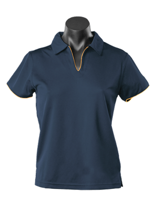 Wholesale 2302 Aussie Pacific Yarra Ladies Polo Printed or Blank