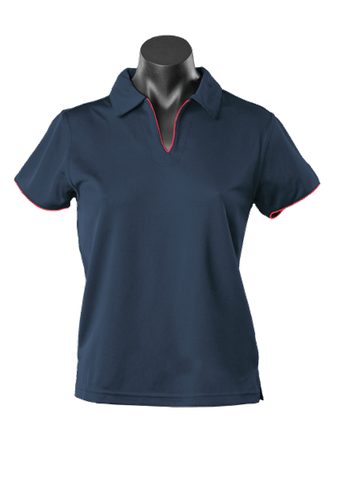 Wholesale 2302 Aussie Pacific Yarra Ladies Polo Printed or Blank