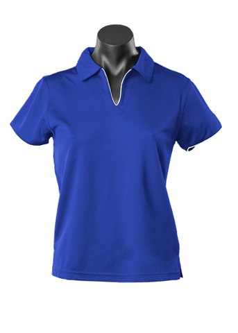 Wholesale 2302 Aussie Pacific Yarra Ladies Polo Printed or Blank