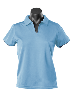 Wholesale 2302 Aussie Pacific Yarra Ladies Polo Printed or Blank