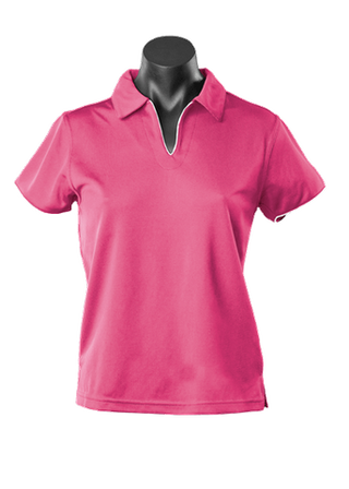 Wholesale 2302 Aussie Pacific Yarra Ladies Polo Printed or Blank