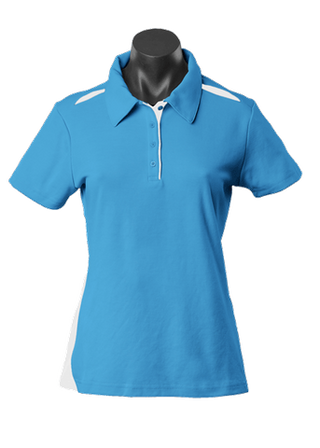 Wholesale 2305 Aussie Pacific Paterson Ladies Polo Printed or Blank