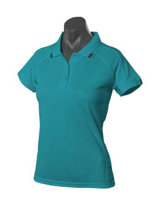 Wholesale 2308 Aussie Pacific Flinders Ladies Polo Printed or Blank