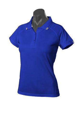 Wholesale 2308 Aussie Pacific Flinders Ladies Polo Printed or Blank