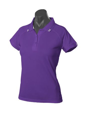 Wholesale 2308 Aussie Pacific Flinders Ladies Polo Printed or Blank