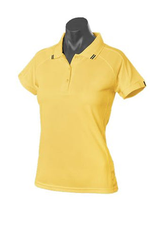 Wholesale 2308 Aussie Pacific Flinders Ladies Polo Printed or Blank