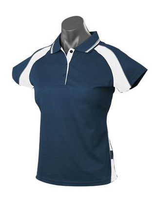 Wholesale 2309 Aussie Pacific Panorama Ladies Polo Printed or Blank