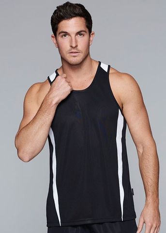 Wholesale 1104 Aussie Pacific Eureka Mens Singlet Printed or Blank