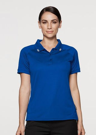 Wholesale 2308 Aussie Pacific Flinders Ladies Polo Printed or Blank