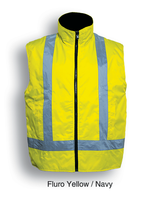 Load image into Gallery viewer, SJ0428 Unisex Adults Hi-Vis Reversible Vest With Reflective tape
