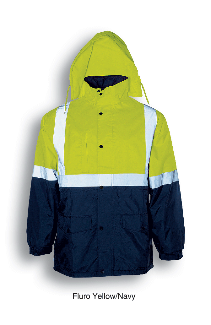 Load image into Gallery viewer, SJ0430 Unisex Adults Hi-Vis Polar Fleece Lined Jacket With Reflective Tape
