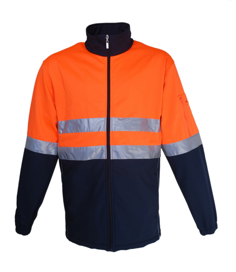 Load image into Gallery viewer, SJ1103 Unisex Adults Hi-Vis Soft Shell Jacket With Reflective Tape
