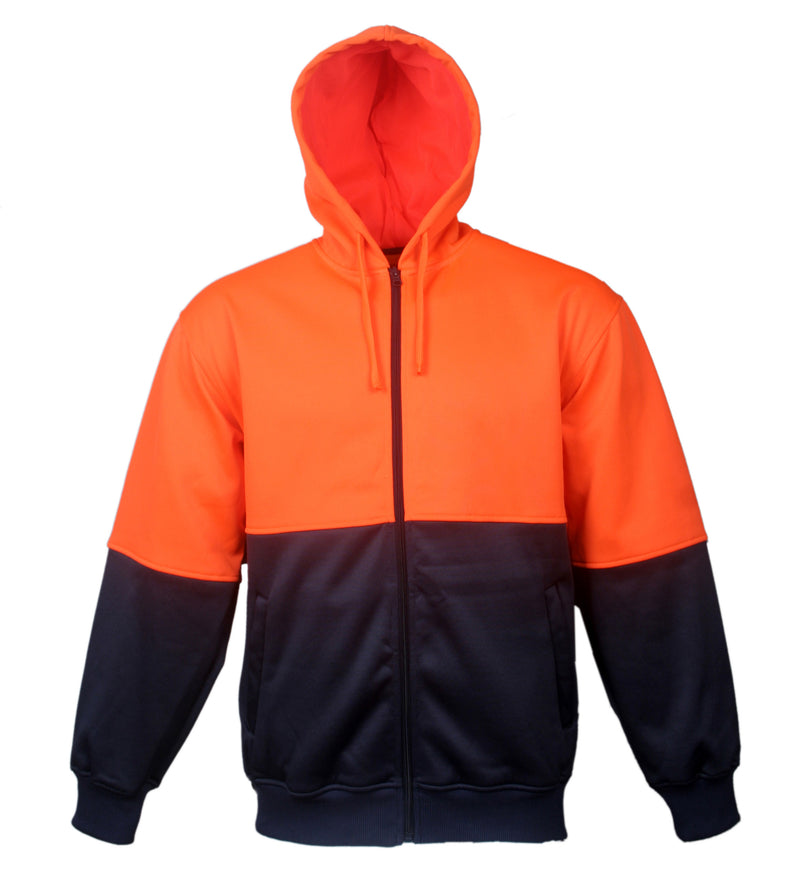 Load image into Gallery viewer, SJ1104 Unisex Adults Hi-Vis Full Zip Hoodie
