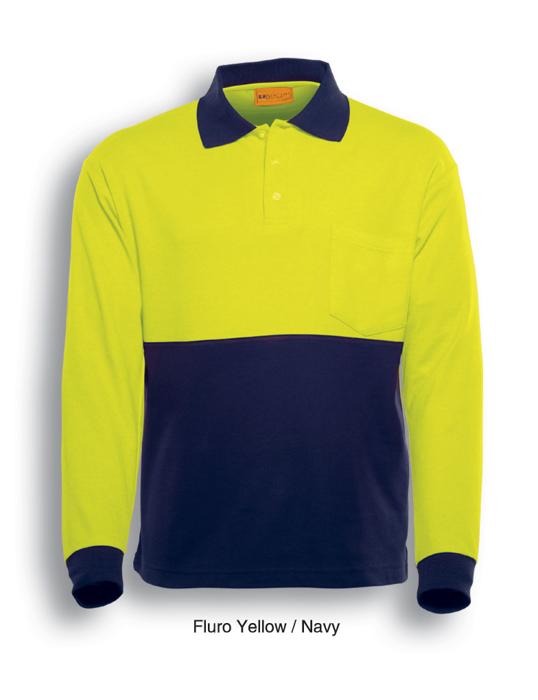 Load image into Gallery viewer, SP0380 Unisex Adults Hi-Vis Poly/Cotton Polo - L/S
