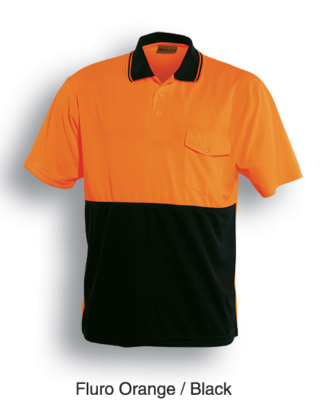 SP0427 Unisex Adults Hi-Vis Safety Polo - Short Sleeve