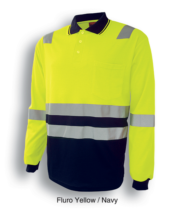 Load image into Gallery viewer, SP0537 Unisex Adults Hi-Vis Polyface / Cotton Back Polo With Reflective Tape
