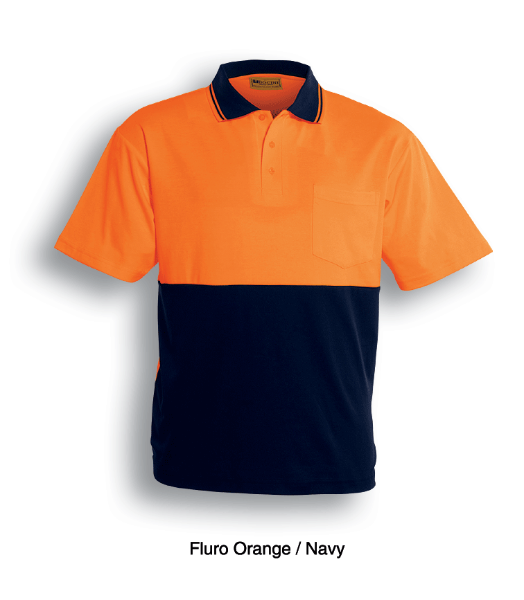 Load image into Gallery viewer, SP0538 Unisex Adults Hi-Vis Polyface / Cotton Back Polo - S/S
