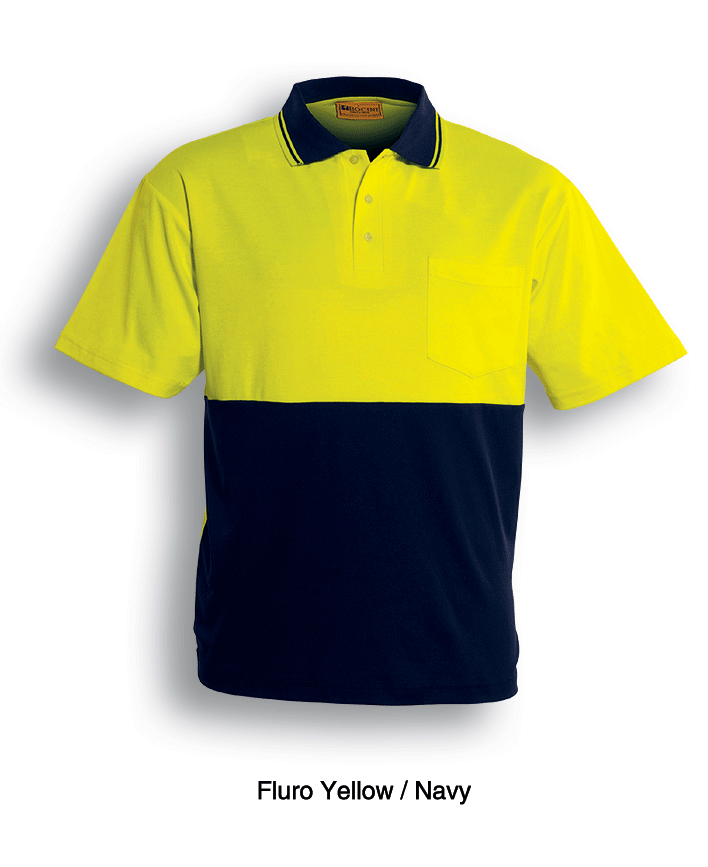 Load image into Gallery viewer, SP0538 Unisex Adults Hi-Vis Polyface / Cotton Back Polo - S/S
