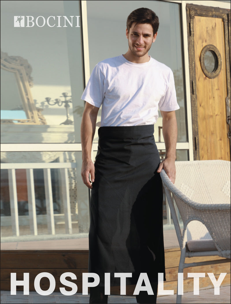 Load image into Gallery viewer, WA0393 Cotton Drill Continental Apron-With Pocket
