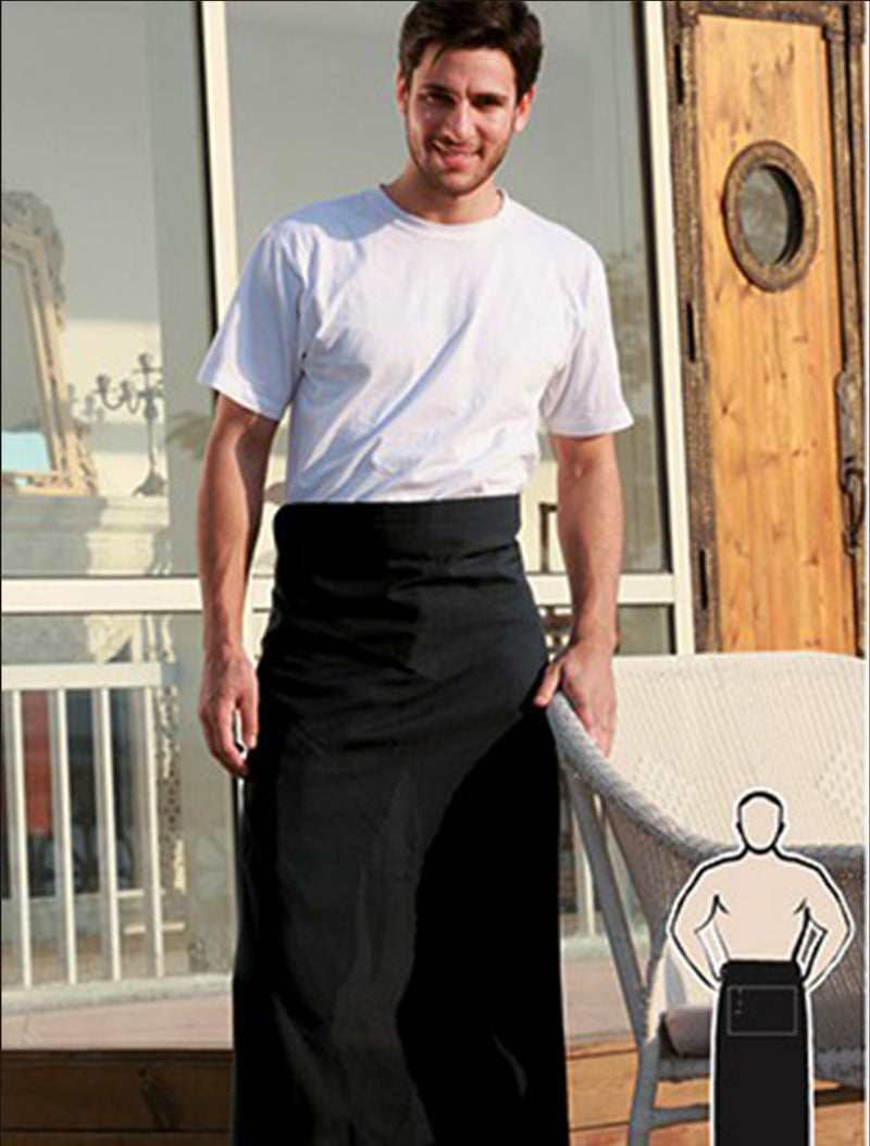 Load image into Gallery viewer, WA0395 Cotton Drill Continental Apron - No Pocket
