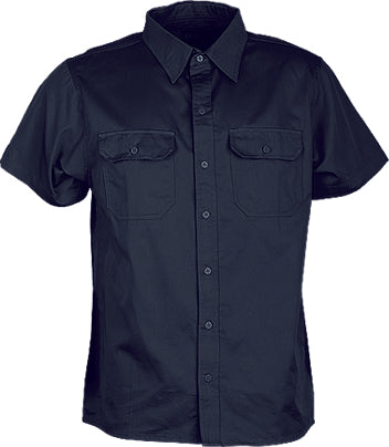 WS0679 Unisex Adults Cotton Drill Work Shirt S/S
